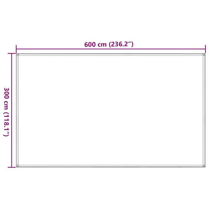 Covor pentru cort, negru, 300x600 cm - WALTI WALTI