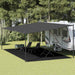 Covor de cort, negru, 400x700 cm, HDPE - WALTI WALTI