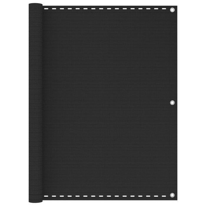 Paravan de balcon, antracit, 120x400 cm HDPE WALTI