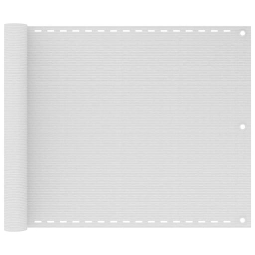 Paravan de balcon, alb, 75x300 cm, HDPE - WALTI WALTI