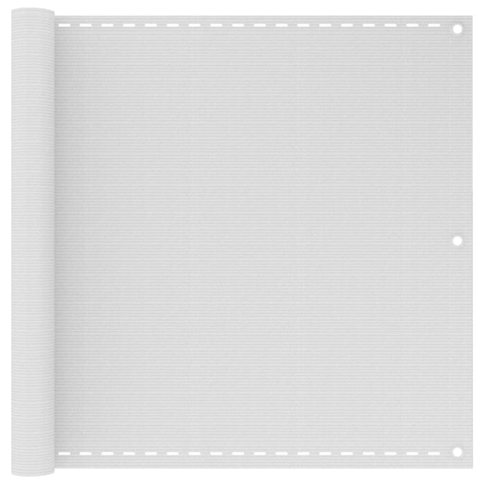 Paravan de balcon, alb, 90x300 cm, HDPE WALTI