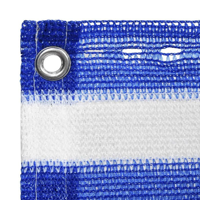 Paravan pentru balcon, albastru și alb, 120x300 cm, HDPE - WALTI WALTI