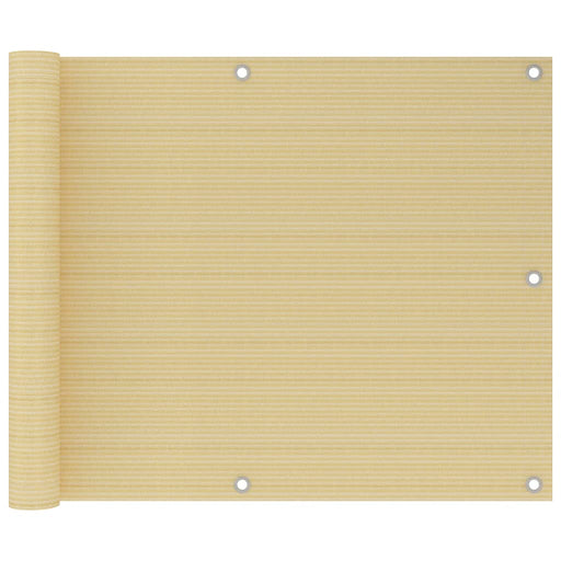 Paravan de balcon, bej, 75x300 cm, HDPE - WALTI WALTI