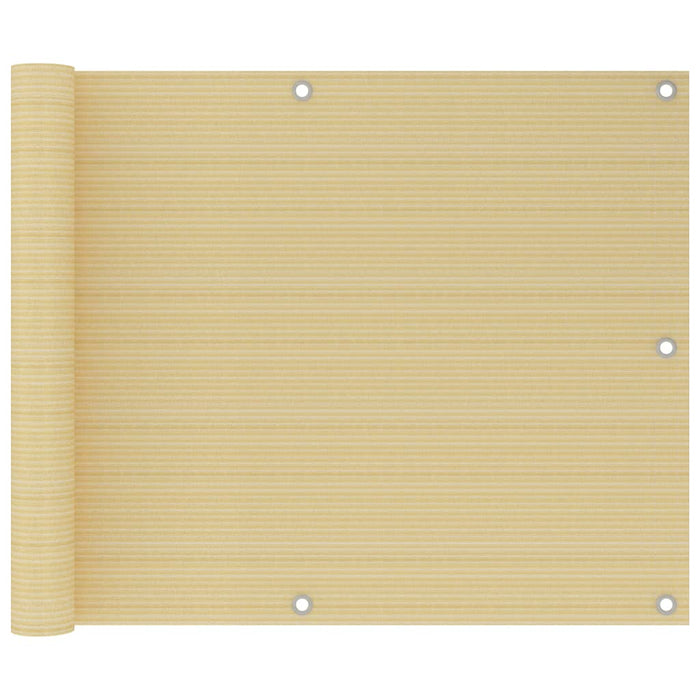 Paravan pentru balcon, bej, 75 x 600 cm, HDPE WALTI