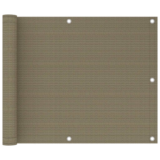 Paravan de balcon, gri taupe, 75x300 cm, HDPE - WALTI WALTI
