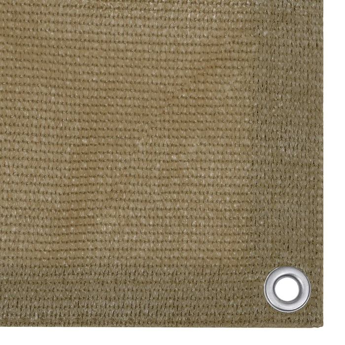 Paravan de balcon, gri taupe, 90x400 cm, HDPE WALTI