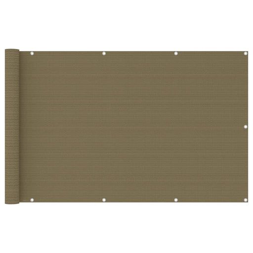 Paravan pentru balcon, gri taupe, 120x400 cm, HDPE - WALTI WALTI