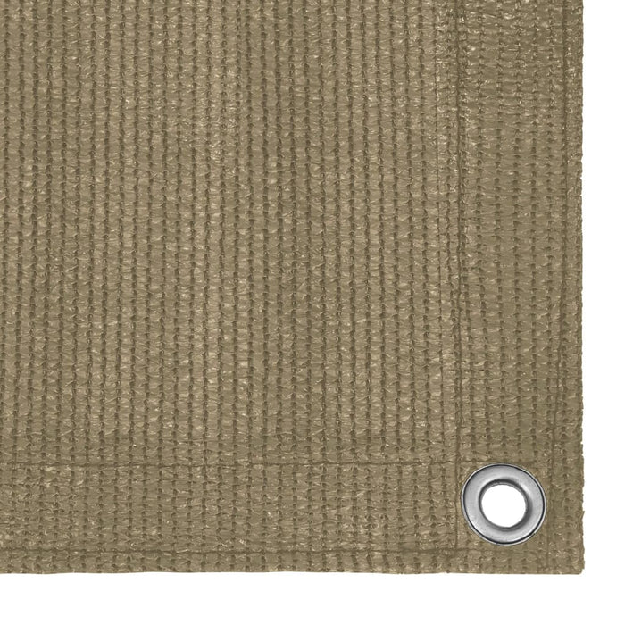 Paravan de balcon, gri taupe, 120x600 cm, HDPE WALTI