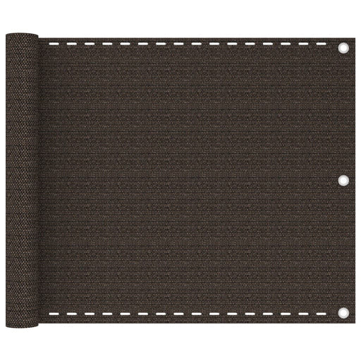 Paravan de balcon, maro, 75x300 cm, HDPE - WALTI WALTI