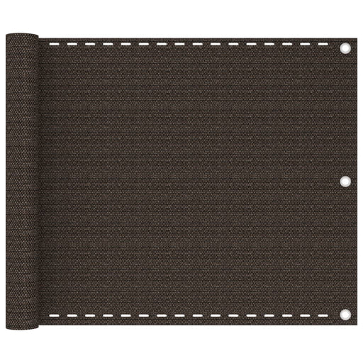 Paravan de balcon, maro, 75x500 cm, HDPE - WALTI WALTI