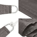 Pânză parasolar, antracit, 2,5 x 2,5 m, HDPE, 160 g/m² - WALTI WALTI