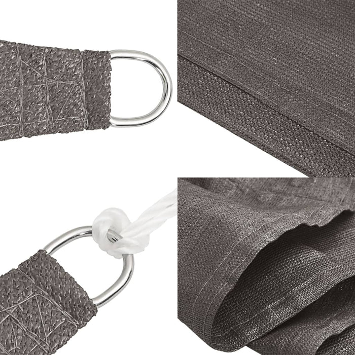 Pânză parasolar, antracit, 7x7 m, HDPE, 160 g/m² - WALTI WALTI