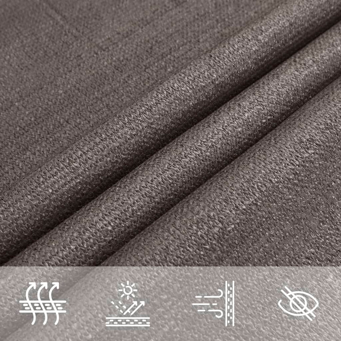 Pânză parasolar, antracit, 2 x 3 m, HDPE, 160 g/m² - WALTI WALTI