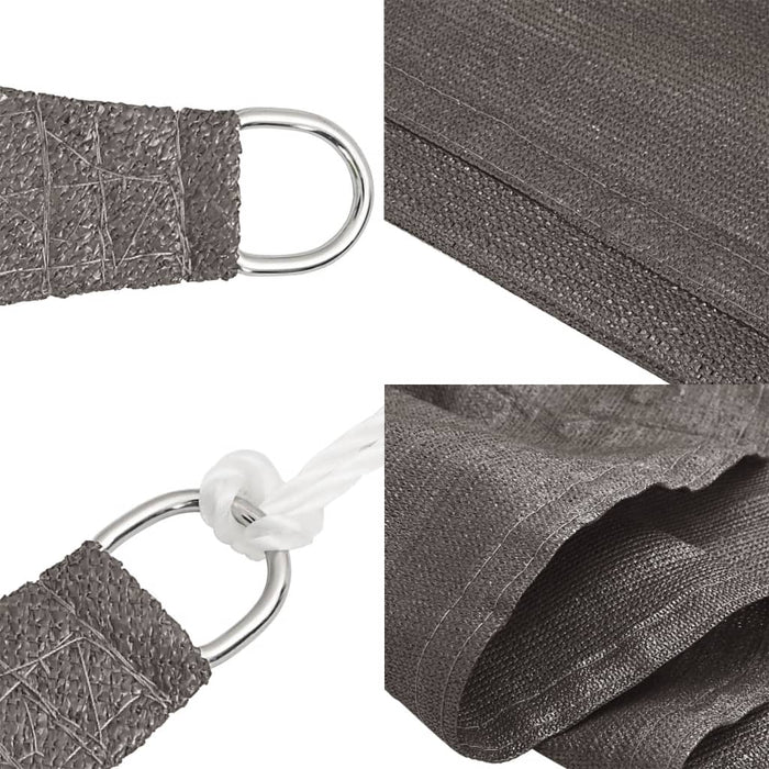 Pânză parasolar, antracit, 2,5x4,5 m, HDPE, 160 g/m² - WALTI WALTI