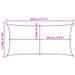 Pânză parasolar, antracit, 2,5x4,5 m, HDPE, 160 g/m² - WALTI WALTI