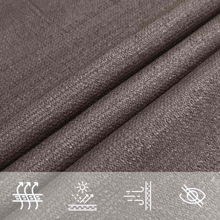 Pânză parasolar, antracit, 3,5x5 m, HDPE, 160 g/m² WALTI