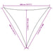 Pânză parasolar, antracit, 4x4x4 m, HDPE, 160 g/m² - WALTI WALTI