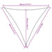 Pânză parasolar, antracit, 4,5x4,5x4,5 m, HDPE, 160 g/m² - WALTI WALTI