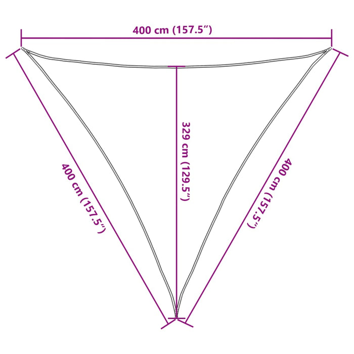 Parasolar, bej, 4x4x4 m, HDPE, 160 g/m² - WALTI WALTI