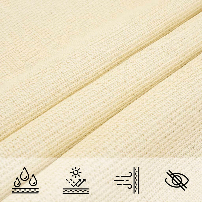 Pânză parasolar, crem, 4 x 4 m, HDPE, 160 g/m² - WALTI WALTI
