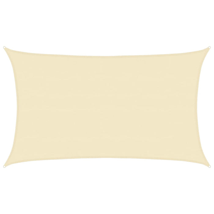 Pânză parasolar, crem, 5 x 8 m, HDPE, 160 g/m² - WALTI WALTI