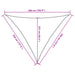 Pânză parasolar, crem, 3,5x3,5x4,9 m, HDPE, 160 g/m² - WALTI WALTI