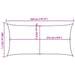 Pânză parasolar, alb, 2x3,5 m, HDPE, 160 g/m² - WALTI WALTI