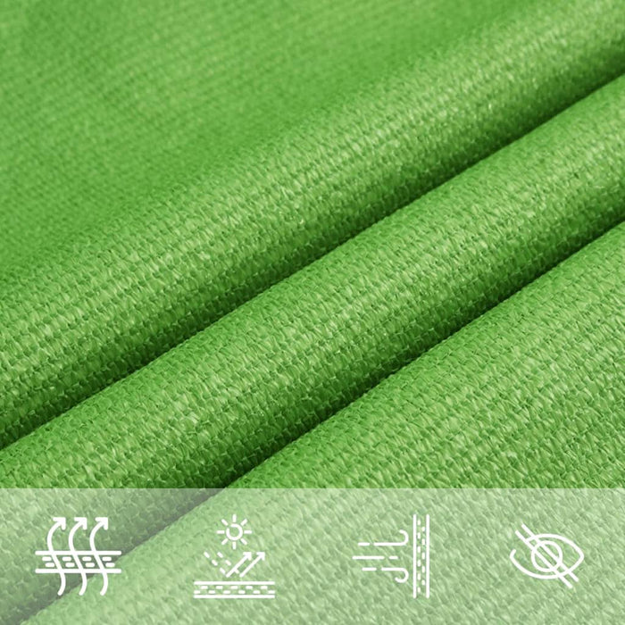 Pânză parasolar, verde deschis, 5x5 m, HDPE, 160 g/m² WALTI