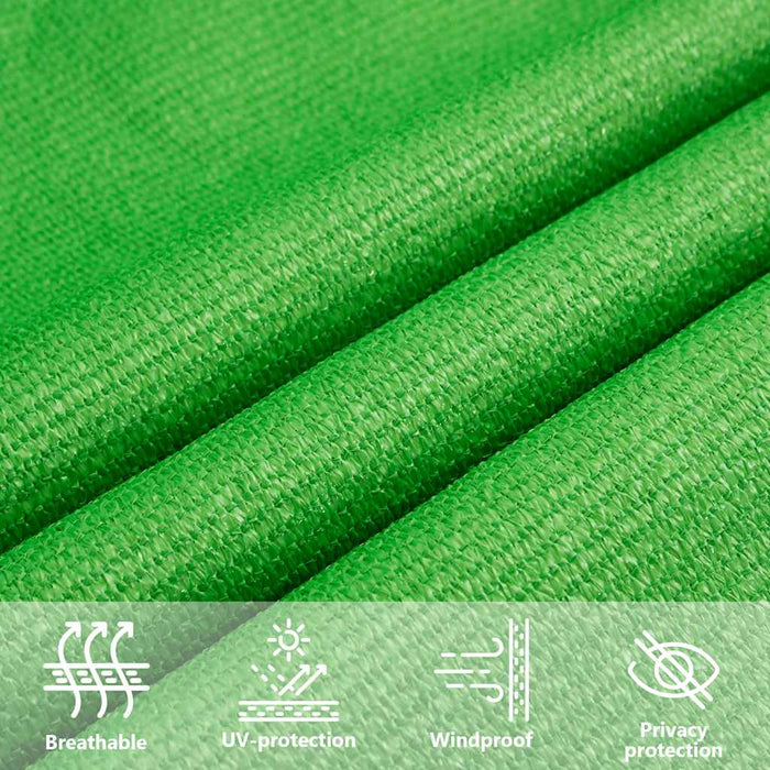 Pânză parasolar, verde deschis, 2,5x2,5x3,5 m, HDPE, 160 g/m² WALTI