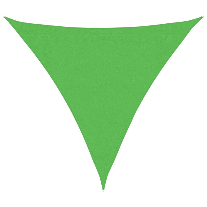 Pânză parasolar, verde deschis, 3,6x3,6x3,6 m, HDPE, 160 g/m² WALTI
