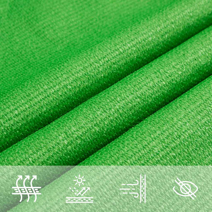 Pânză parasolar, verde deschis, 4/5x4 m, HDPE, 160 g/m², trapez - WALTI WALTI
