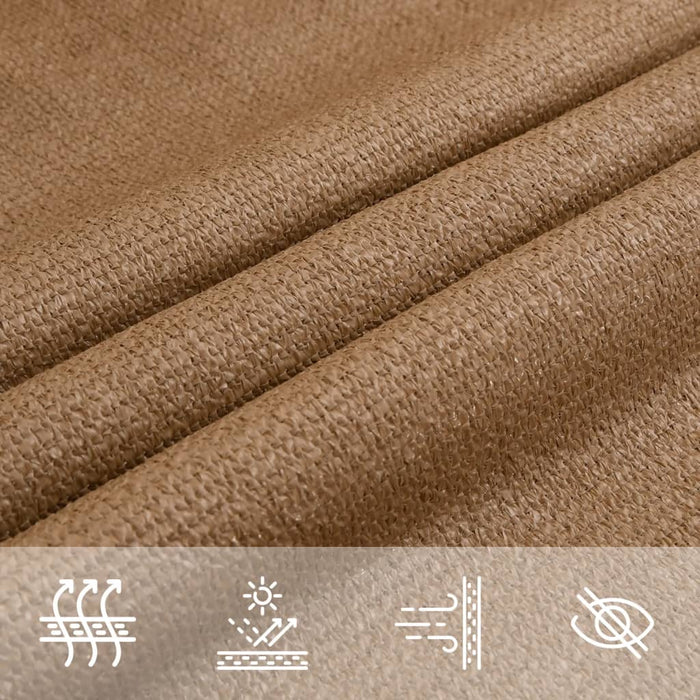 Pânză parasolar, gri taupe, 4,5x4,5 m, HDPE, 160 g/m² - WALTI WALTI