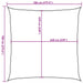 Pânză parasolar, gri taupe, 7x7 m, HDPE, 160 g/m² - WALTI WALTI