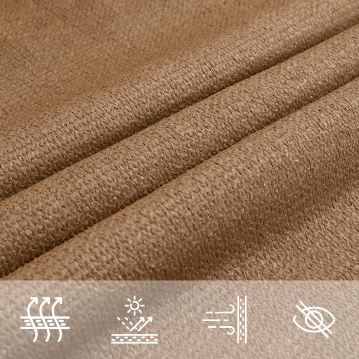 Pânză parasolar, taupe, 2x2,5 m, HDPE, 160 g/m² - WALTI WALTI