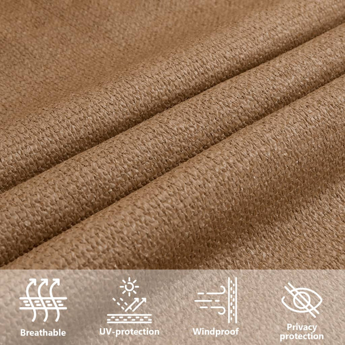 Pânză parasolar, gri taupe, 2x3,5 m, HDPE, 160 g/m² - WALTI WALTI