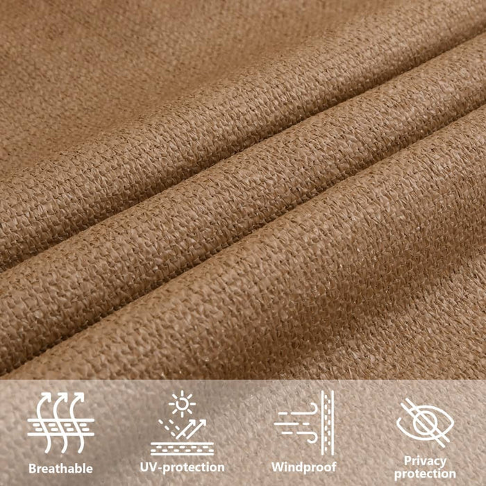 Parasolar, gri taupe, 3x5 m, HDPE, 160 g/m² - WALTI WALTI