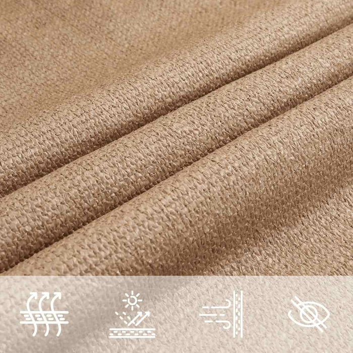 Pânză parasolar, gri taupe, 4x6 m, HDPE, 160 g/m² - WALTI WALTI