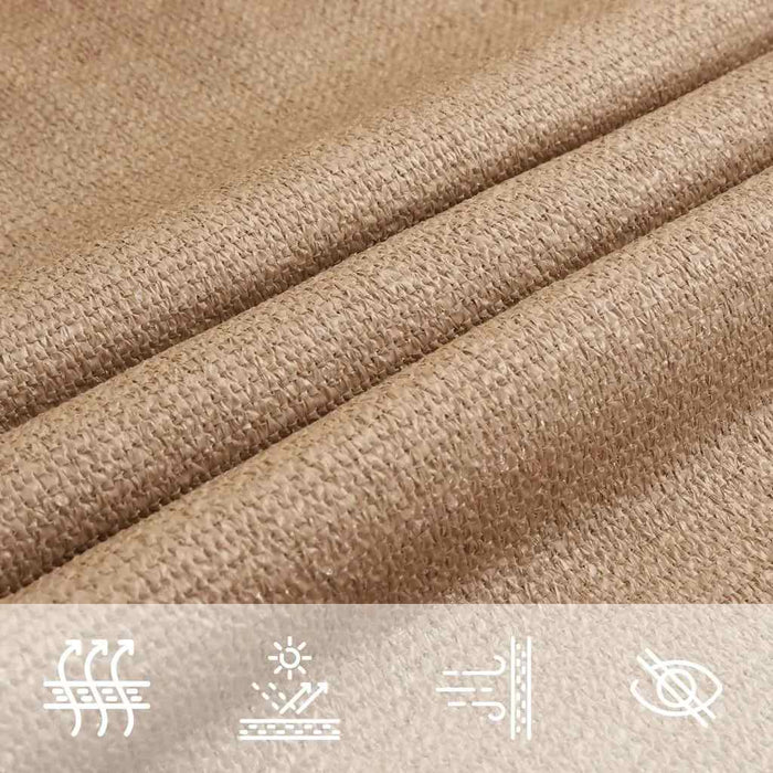 Pânză parasolar, taupe, 3x3x3 m, HDPE, 160 g/m² WALTI