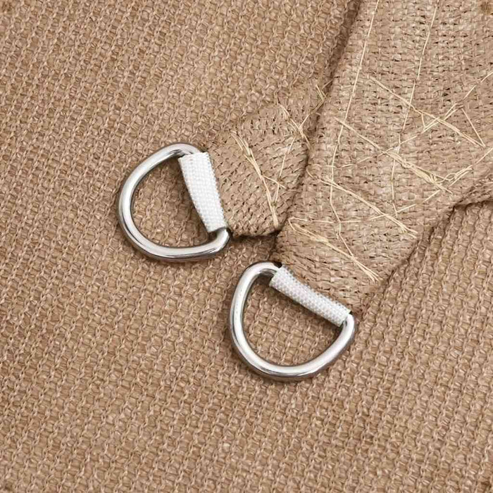 Pânză parasolar, gri taupe, 3,6x3,6x3,6 m, HDPE, 160 g/m² - WALTI WALTI