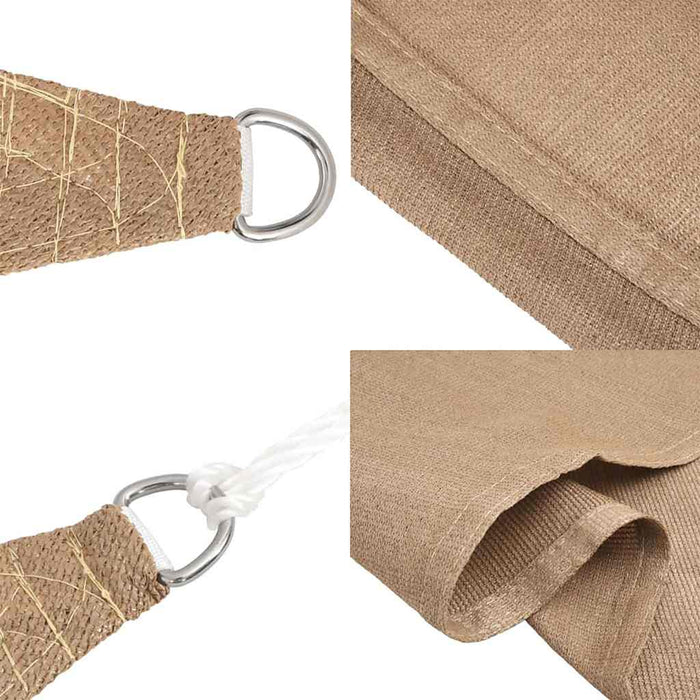 Pânză parasolar, taupe, 4/5x3 m, HDPE, 160 g/m² - WALTI WALTI