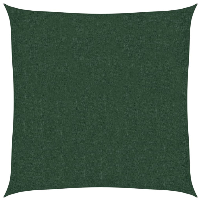 Pânză parasolar, verde închis, 3,6x3,6 m, 160 g / m², HDPE WALTI