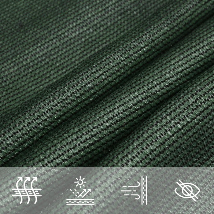 Pânză parasolar, verde închis, 2x3,5 m, HDPE, 160 g/m² - WALTI WALTI