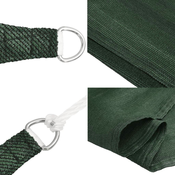 Pânză parasolar, verde închis, 2x3,5 m, HDPE, 160 g/m² - WALTI WALTI