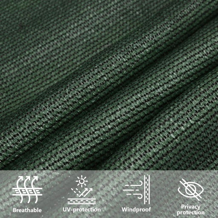 Pânză parasolar, verde închis, 2x3,5 m, HDPE, 160 g/m² - WALTI WALTI