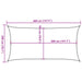 Pânză parasolar, verde închis, 2x4 m, HDPE, 160 g/m² - WALTI WALTI