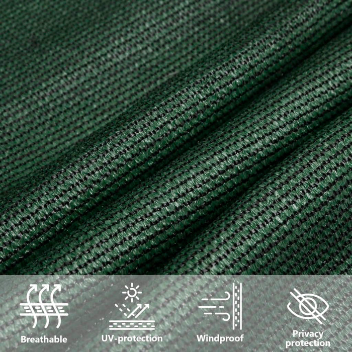 Pânză parasolar, verde închis, 2x4 m, HDPE, 160 g/m² - WALTI WALTI