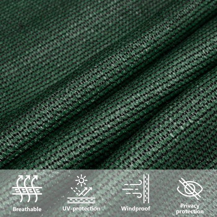 Pânză parasolar, verde închis, 2x4,5 m, HDPE, 160 g/m² - WALTI WALTI