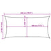 Pânză parasolar, verde închis, 2,5x5 m, HDPE, 160 g/m² - WALTI WALTI
