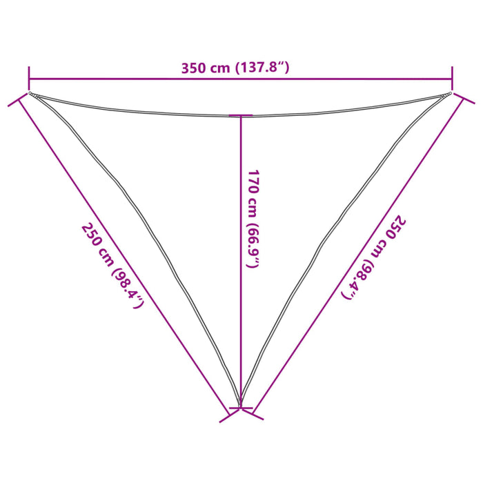 Parasolar, verde închis, 2,5x2,5x3,5 m, HDPE, 160 g/m² WALTI