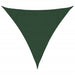 Pânză parasolar, verde închis, 3,6x3,6x3,6 m, HDPE, 160 g/m² - WALTI WALTI